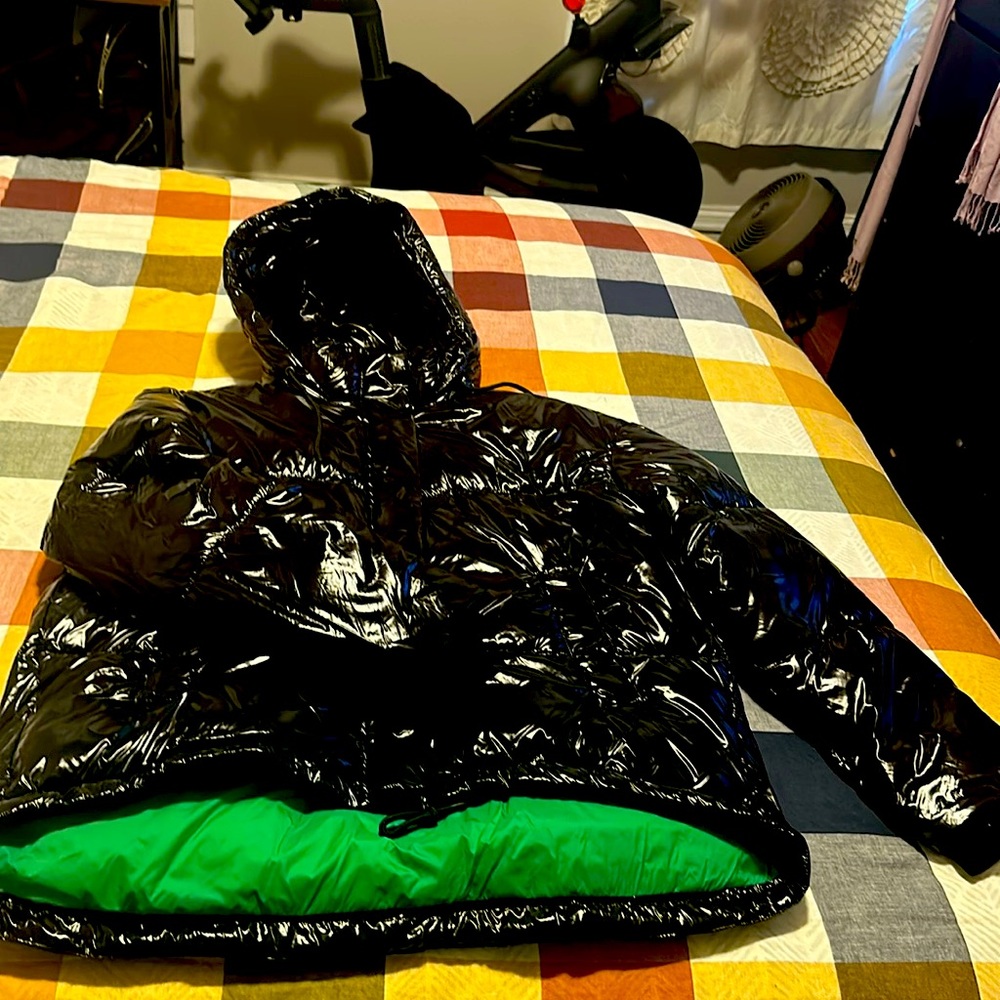 Zara Shiny Puffer Jacket!  Excellent Condition!